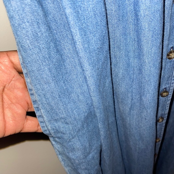 L.L Bean Long Jean Dress - Picture 5 of 6